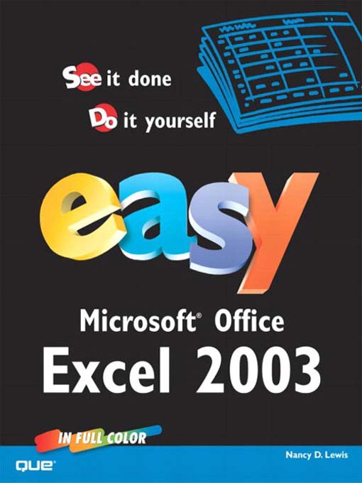 Cover image for Easy Microsoft Office Excel 2003